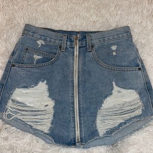 Carmar denim skirt